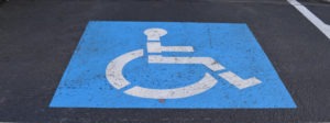 Parking handicapé
